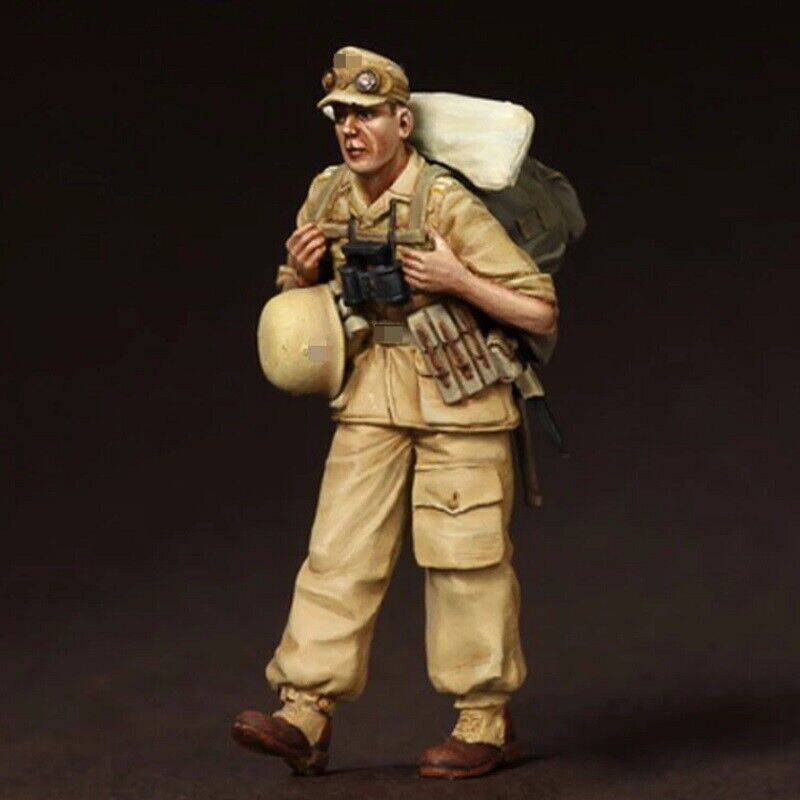 1/35 Resin Model Kit German Soldier Fallschirmjager WW2 Unpainted - Model-Fan-Store