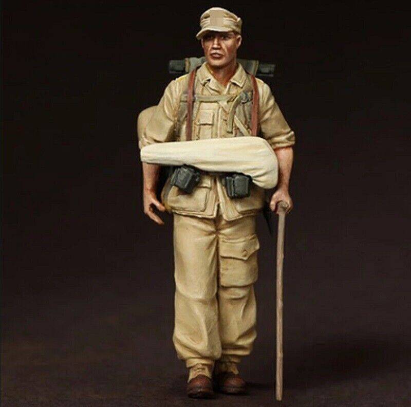 1/35 Resin Model Kit German Soldier Fallschirmjager WW2 Unpainted - Model-Fan-Store