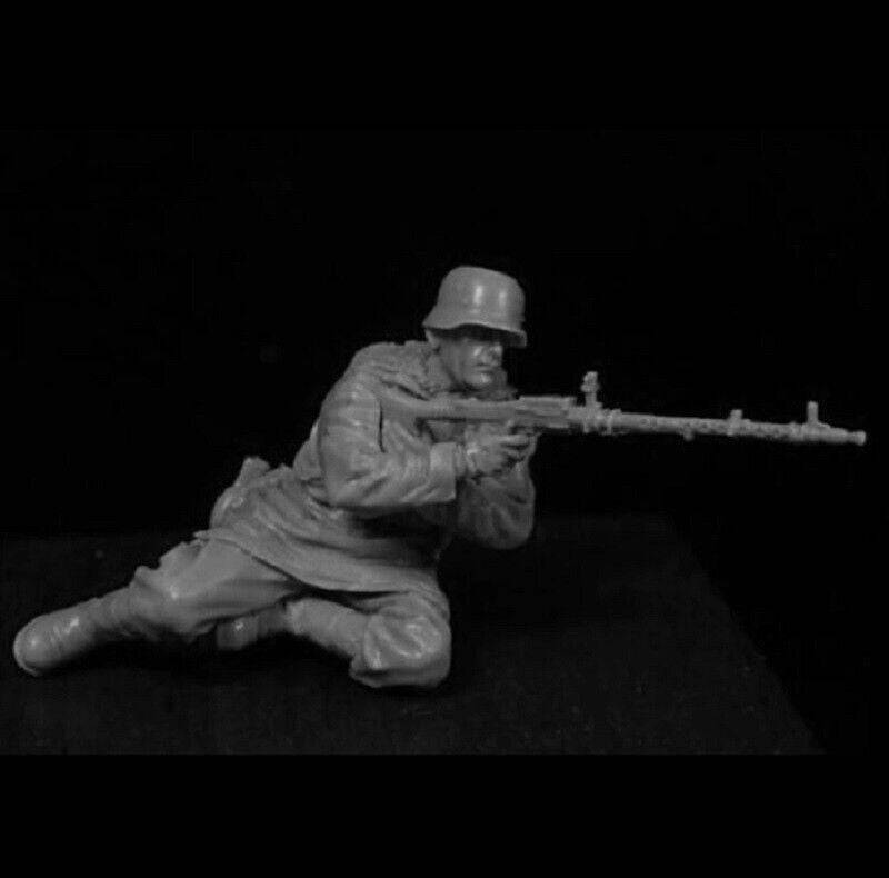 1/35 Resin Model Kit German Soldier Machine Gunner WW2 Unpainted - Model-Fan-Store