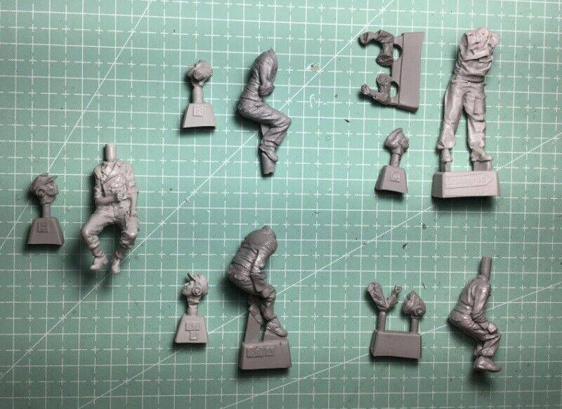 1/35 Resin Model Kit German Soldier Tank Crew WW2 Unpainted - Model-Fan-Store