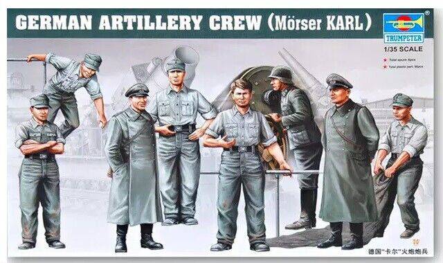 1/35 Resin Model Kit German Soldiers Artillery Crews WW2 Unpainted - Model-Fan-Store