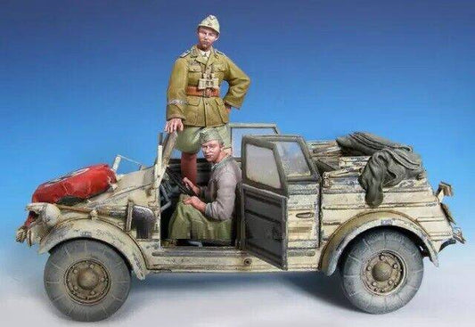 1/35 Resin Model Kit German Soldiers D.A.K Paratroopers WW2 Unpainted - Model-Fan-Store