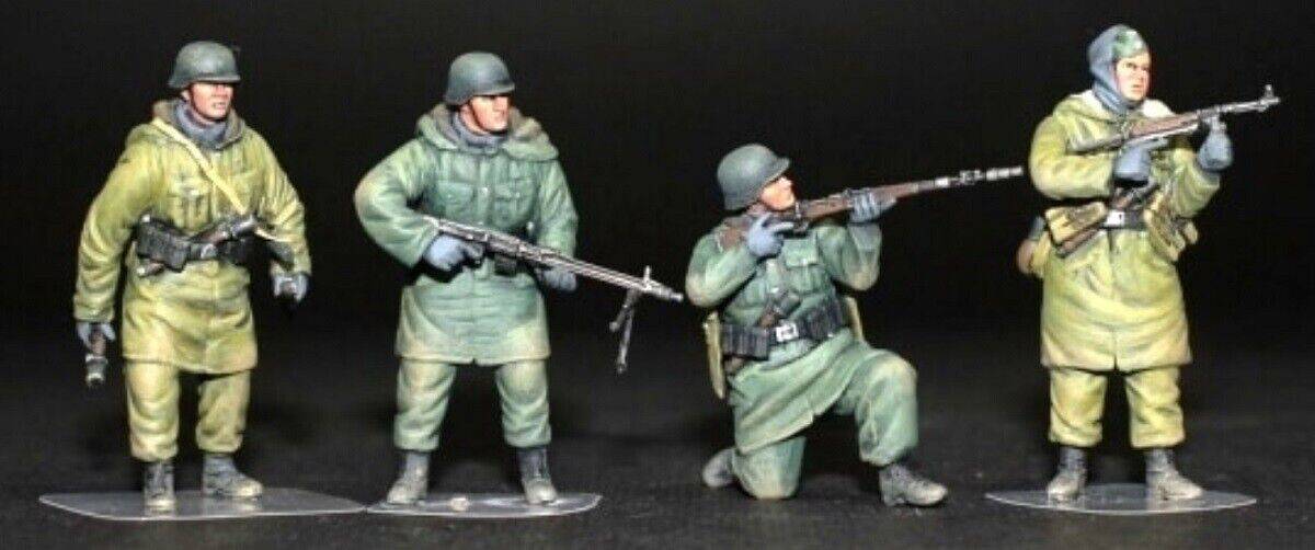 1/35 Resin Model Kit German Soldiers Infantry WW2 Unpainted - Model-Fan-Store