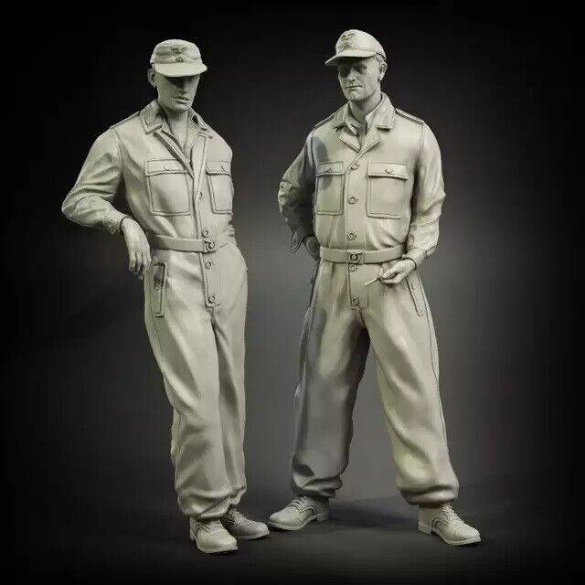 1/35 Resin Model Kit German Soldiers Infantry WW2 Unpainted - Model-Fan-Store