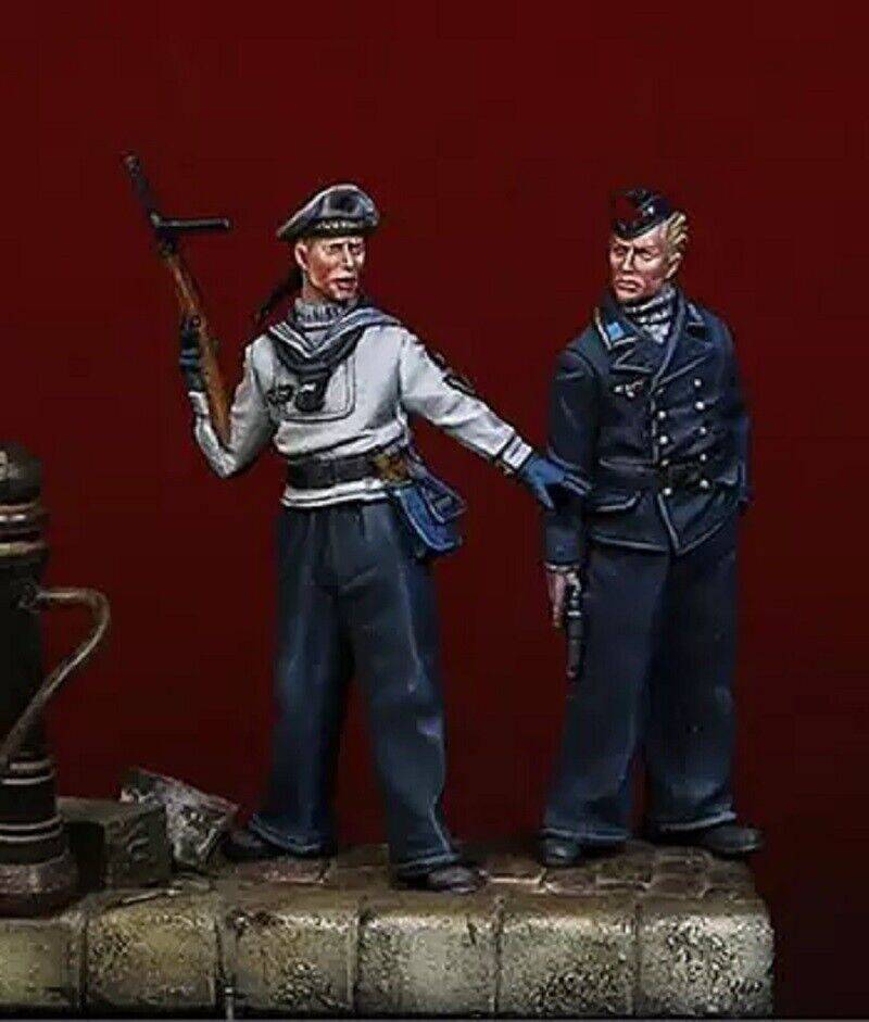 1/35 Resin Model Kit German Soldiers Marines WW2 Unpainted - Model-Fan-Store