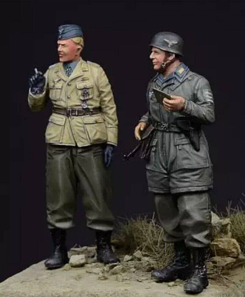 1/35 Resin Model Kit German Soldiers Paratroopers WW2 Unpainted - Model-Fan-Store