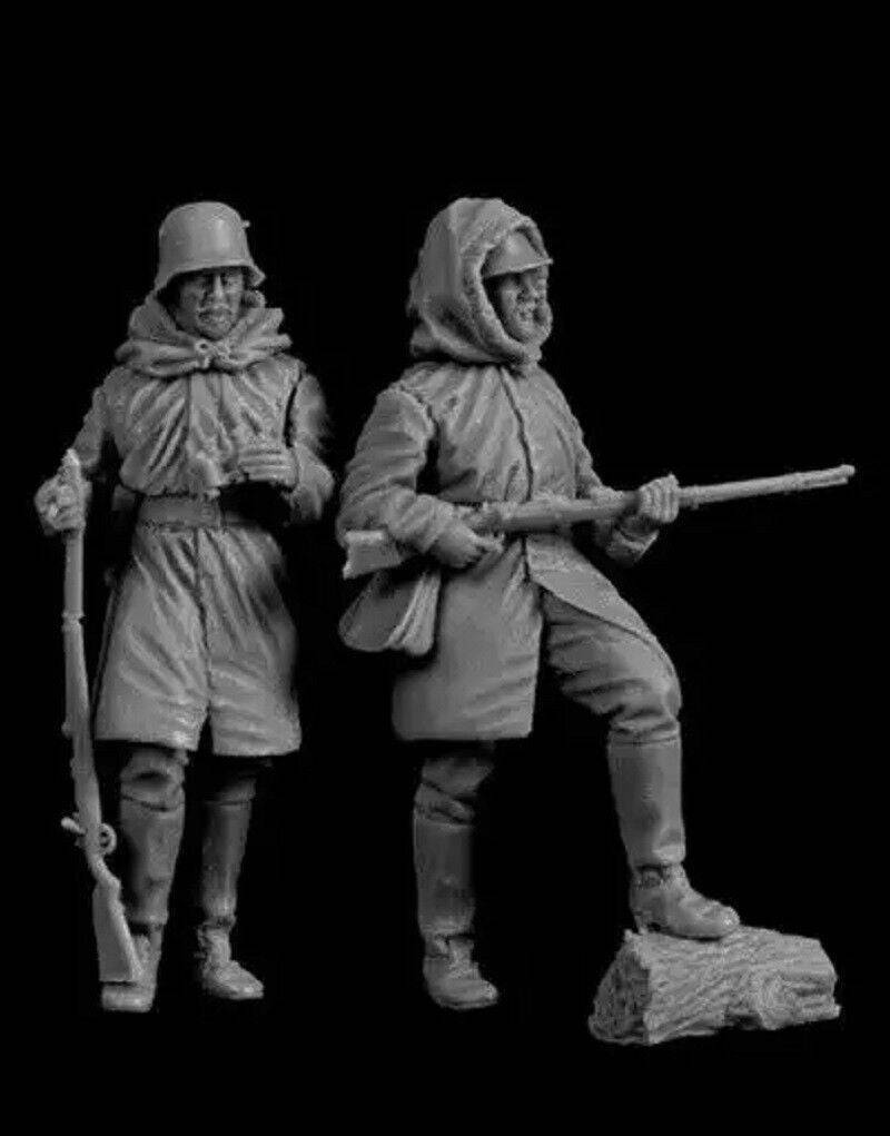 1/35 Resin Model Kit German Soldiers Snipers WW1 Unpainted - Model-Fan-Store