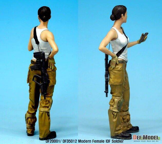 1/35 Resin Model Kit Girl Woman IDF Soldier Unpainted - Model-Fan-Store