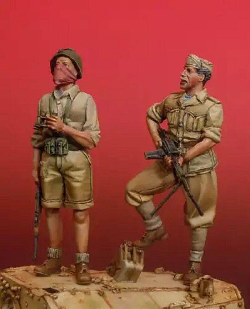 1/35 Resin Model Kit Italian Soldiers Infantry WW2 Unpainted - Model-Fan-Store