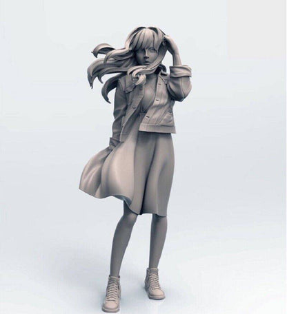 1/35 Resin Model Kit Modern Beautiful Girl Woman Unpainted - Model-Fan-Store