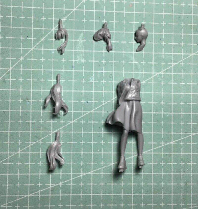 1/35 Resin Model Kit Modern Beautiful Girl Woman Unpainted - Model-Fan-Store