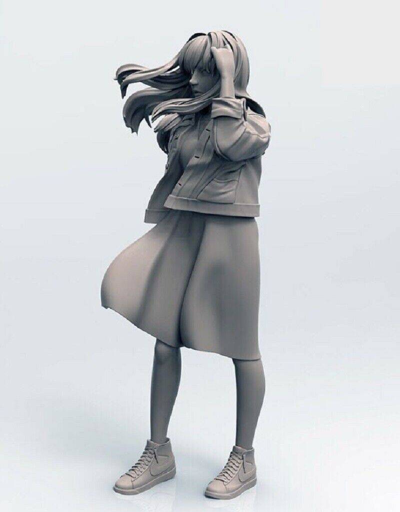 1/35 Resin Model Kit Modern Beautiful Girl Woman Unpainted - Model-Fan-Store