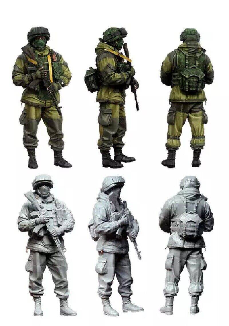 1/35 Resin Model Kit Modern Russian Soldiers Unpainted - Model-Fan-Store