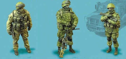 1/35 Resin Model Kit Modern Russian Soldiers Unpainted A28 - Model-Fan-Store