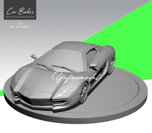 1/35 Resin Model Kit Modern Speed Racing Car Unpainted - Model-Fan-Store