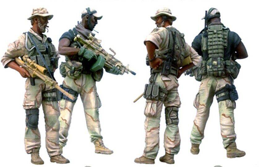 1/35 Resin Model Kit Modern US Soldiers Iraq War Unpainted A28 - Model-Fan-Store