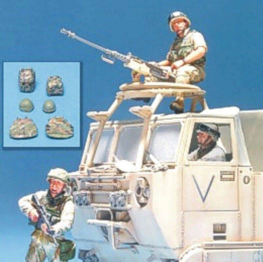 1/35 Resin Model Kit Modern US Soldiers (no car) Unpainted - Model-Fan-Store
