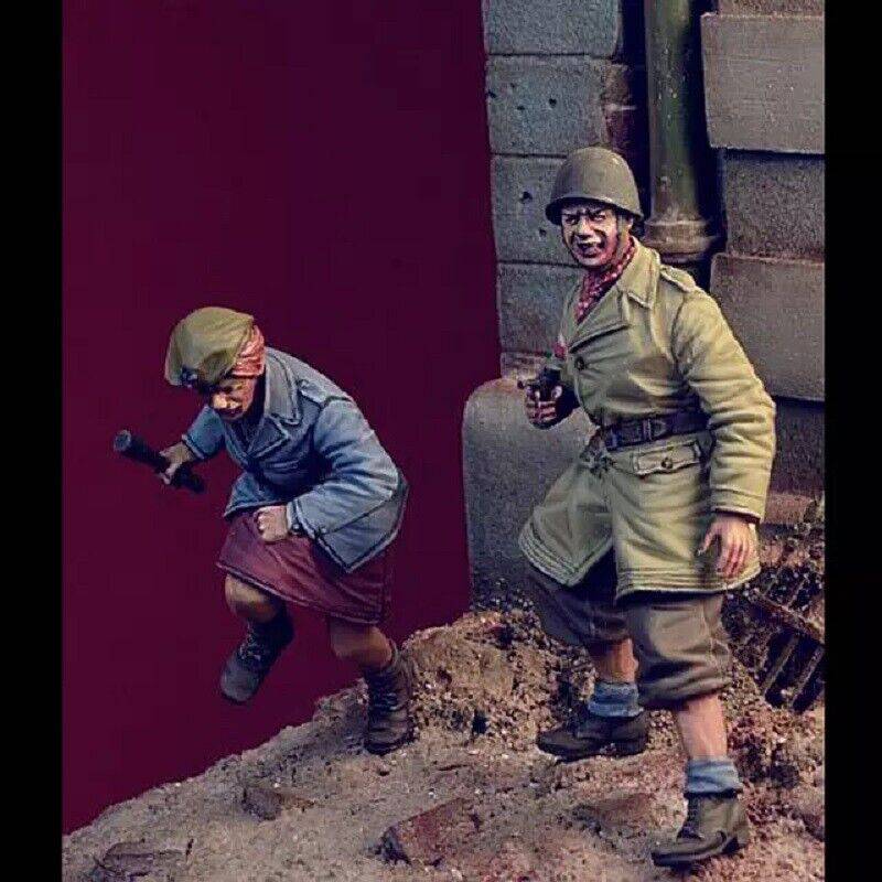 1/35 Resin Model Kit Polish Partisans WW2 Unpainted - Model-Fan-Store