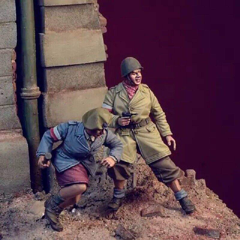 1/35 Resin Model Kit Polish Partisans WW2 Unpainted - Model-Fan-Store