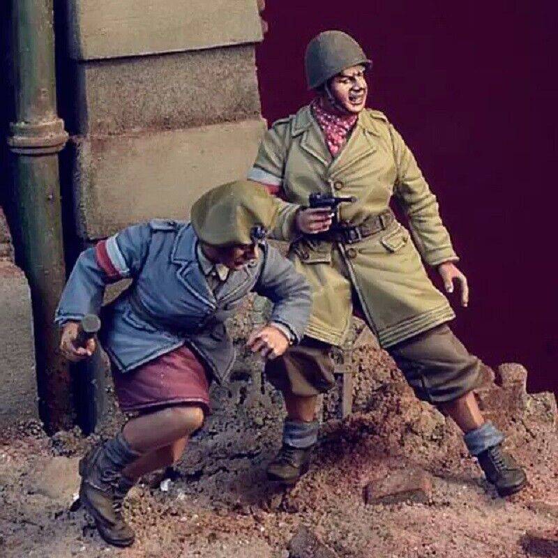 1/35 Resin Model Kit Polish Partisans WW2 Unpainted - Model-Fan-Store