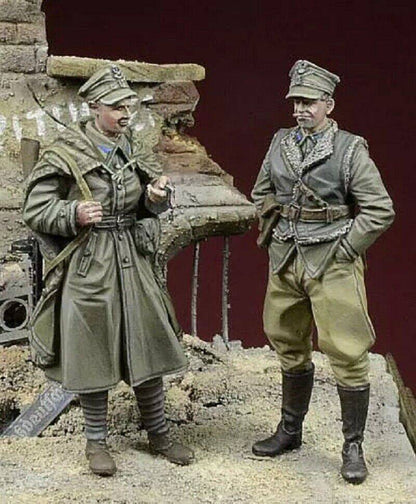 1/35 Resin Model Kit Soldier Infantry WW2 Unpainted - Model-Fan-Store