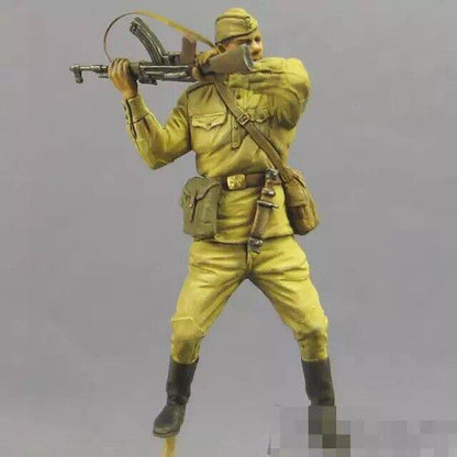 1/35 Resin Model Kit Soviet Soldier and Civilian WW2 Unpainted - Model-Fan-Store