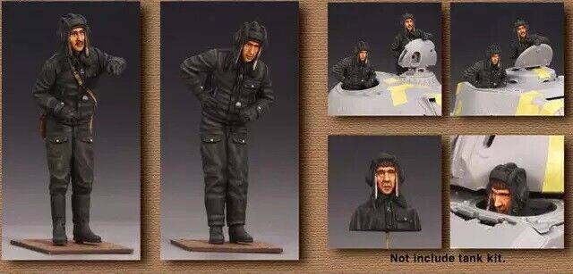 1/35 Resin Model Kit Soviet Soldiers 2 Plastic + bust no tank WW2 Unpainted - Model-Fan-Store