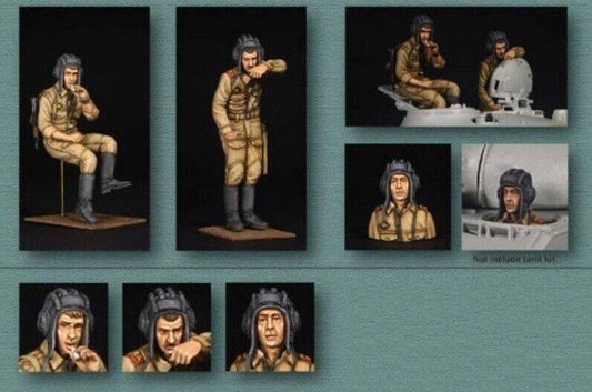 1/35 Resin Model Kit Soviet Soldiers Tank Crew WW2 Unpainted - Model-Fan-Store