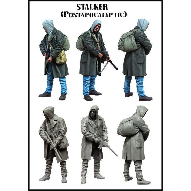 1/35 Resin Model Kit Stalker Game Soldier Bandit Renegade Unpainted - Model-Fan-Store