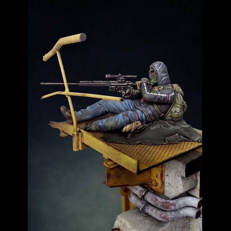 1/35 Resin Model Kit Stalker Post-Apocalyptic no base Unpainted - Model-Fan-Store