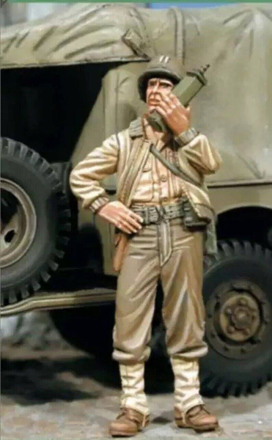 1/35 Resin Model Kit U.S. Soldier WW2 Unpainted - Model-Fan-Store