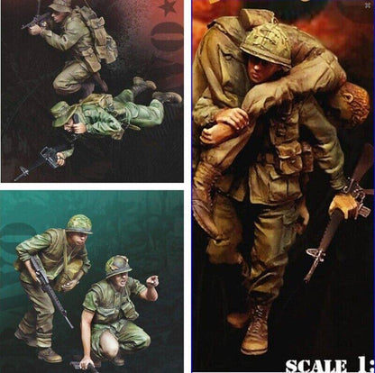 1/35 Resin Model Kit US Marines Vietnam War Unpainted - Model-Fan-Store