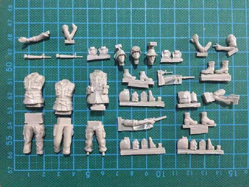 1/35 Resin Model Kit US Sodiers War for Kuwait Unpainted A28 - Model-Fan-Store