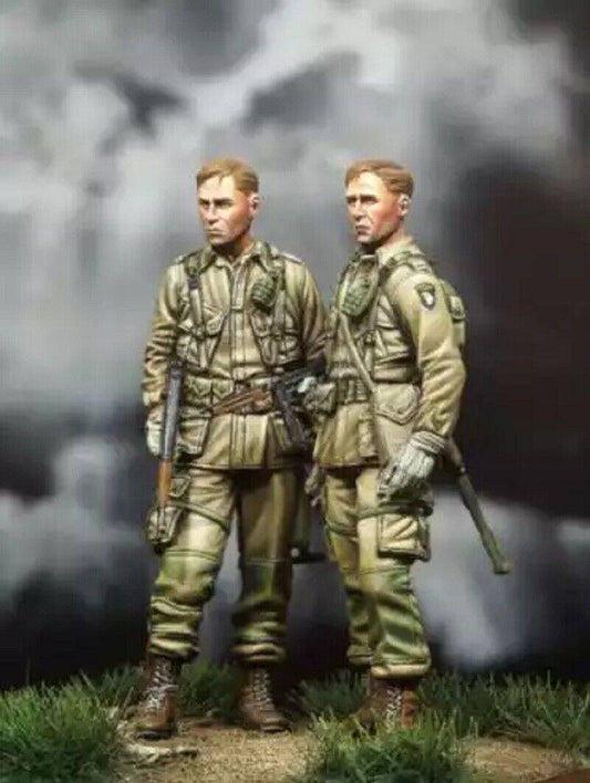 1/35 Resin Model Kit US Soldiers Paratroopers WW2 Unpainted - Model-Fan-Store