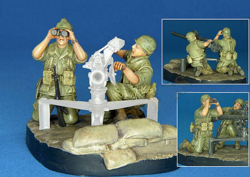 1/35 Resin Model Kit US Soldiers Vietnam War Unpainted - Model-Fan-Store