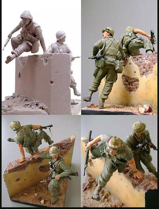 1/35 Resin Model Kit Vietnam War US Army Soldiers Marines Unpainted - Model-Fan-Store