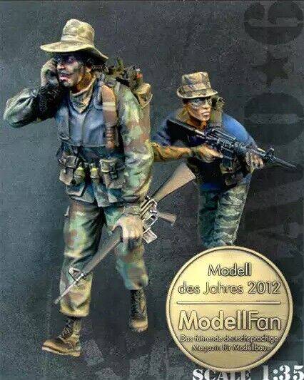 1/35 Resin Model Kit Vietnam War US Army Soldiers Unpainted - Model-Fan-Store