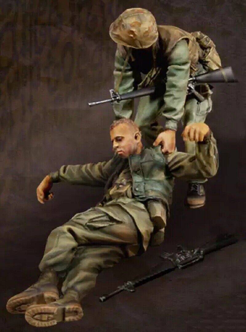 1/35 Resin Model Kit Vietnam War US Army Soldiers Unpainted - Model-Fan-Store