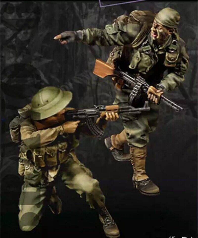 1/35 Resin Model Kit Vietnam War US Army Soldiers Unpainted - Model-Fan-Store