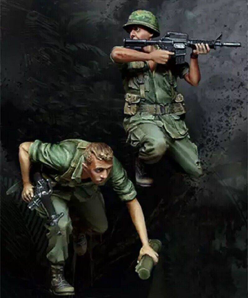 1/35 Resin Model Kit Vietnam War US Army Soldiers Unpainted - Model-Fan-Store