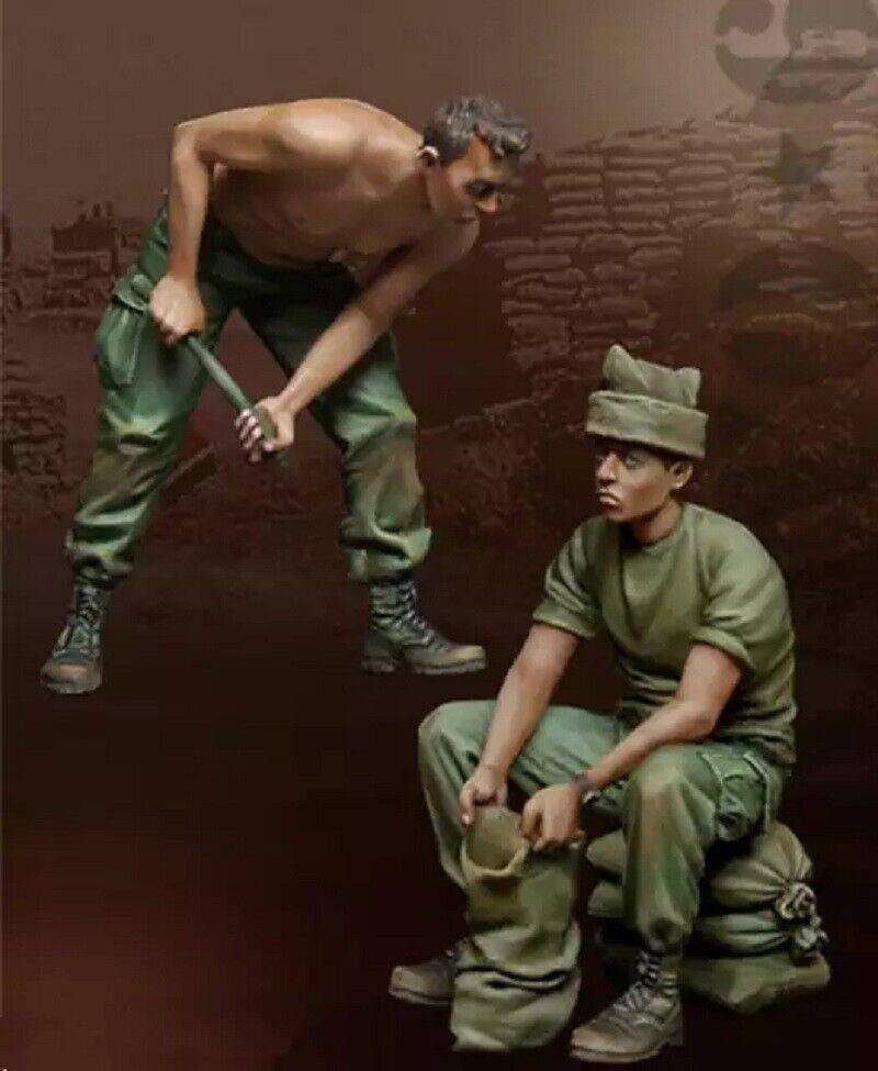 1/35 Resin Model Kit Vietnam War US Army Soldiers Unpainted - Model-Fan-Store