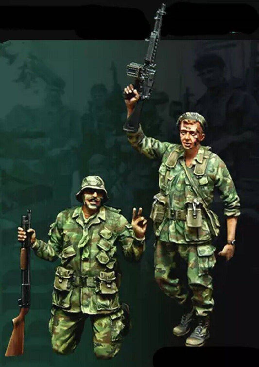 1/35 Resin Model Kit Vietnam War US Army Soldiers Unpainted - Model-Fan-Store