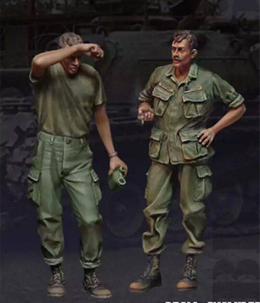 1/35 Resin Model Kit Vietnam War US Army Soldiers Unpainted - Model-Fan-Store