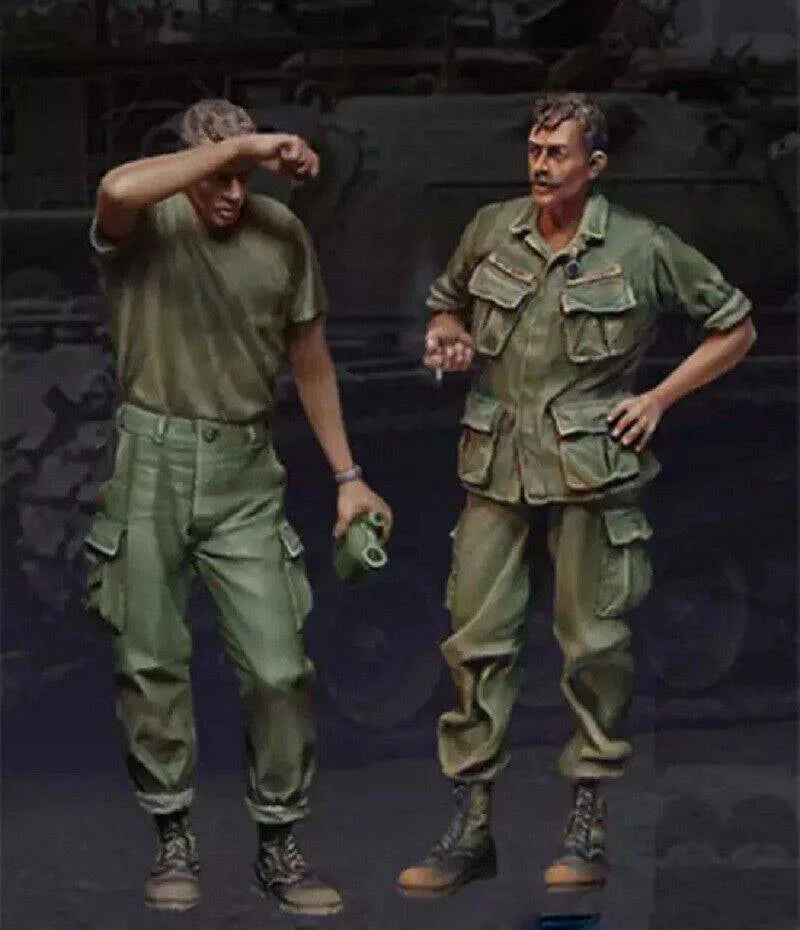 1/35 Resin Model Kit Vietnam War US Army Soldiers Unpainted - Model-Fan-Store