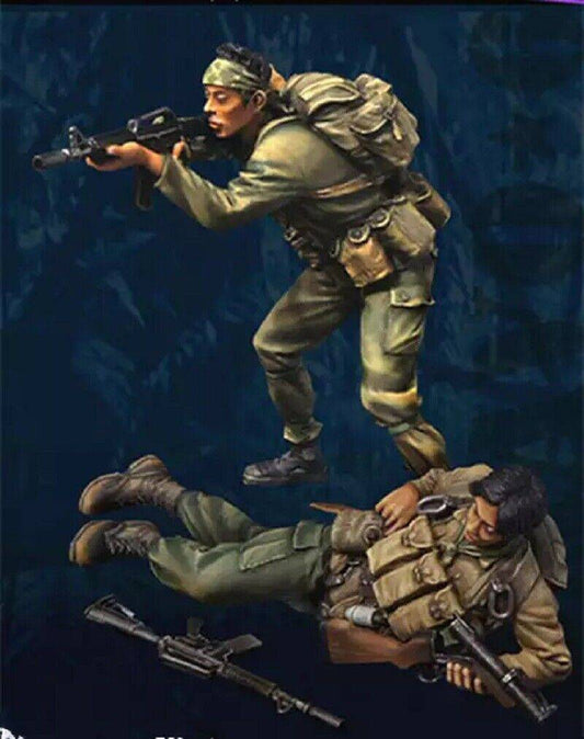 1/35 Resin Model Kit Vietnam War Vietnam Soliers Unpainted - Model-Fan-Store