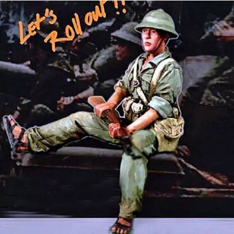 1/35 Resin Model Kit Vietnam War Vietnamese Soldier Unpainted - Model-Fan-Store