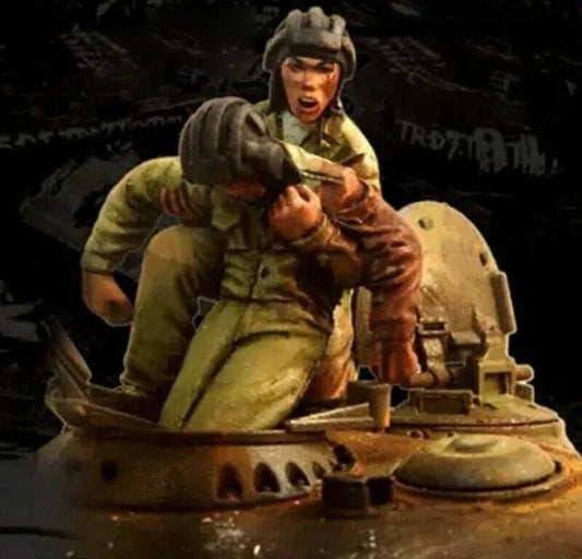 1/35 2pcs Resin Model Kit Vietnam War Vietnamese Soldiers Unpainted