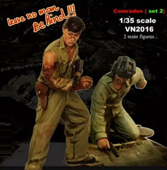 1/35 Resin Model Kit Vietnam War Vietnamese Soldiers Unpainted - Model-Fan-Store