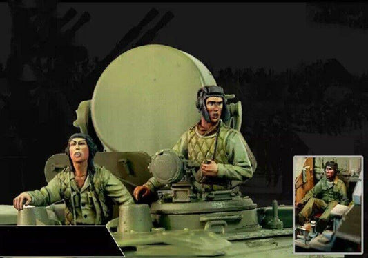 1/35 Resin Model Kit Vietnam War Vietnamese Soldiers Unpainted - Model-Fan-Store