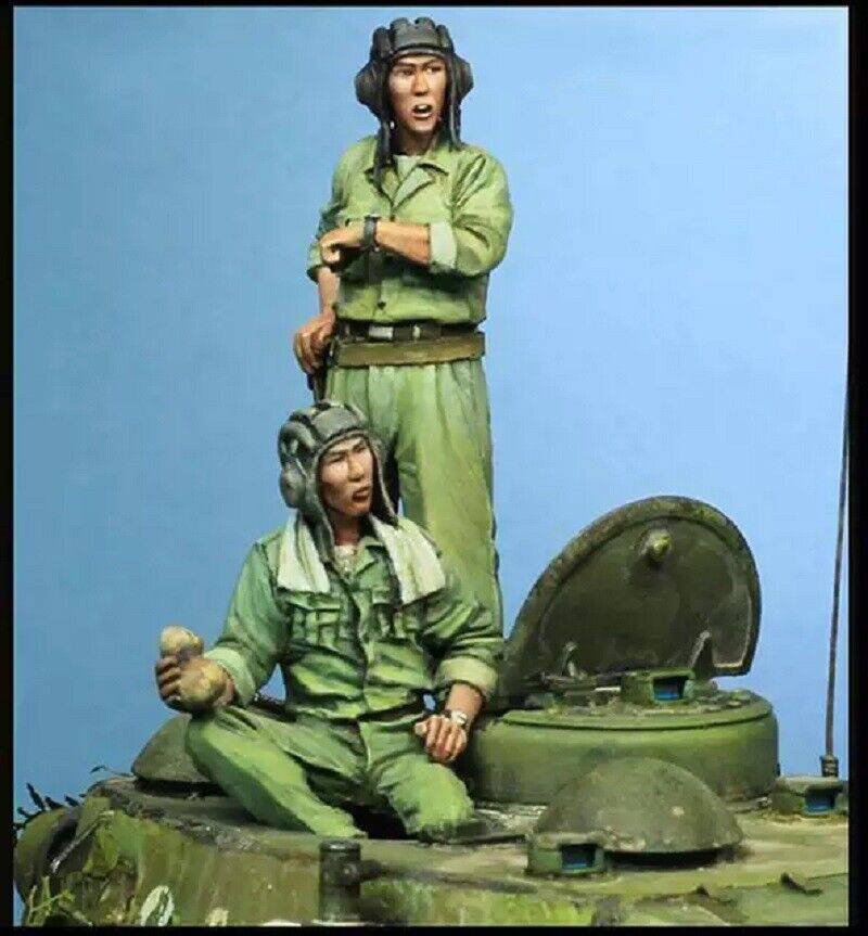 1/35 Resin Model Kit Vietnam War Vietnamese Soldiers Unpainted - Model-Fan-Store